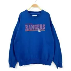 NHL RANGERS ニューヨークレンジャース 刺繍ロゴ スウェット S50bのサムネイル