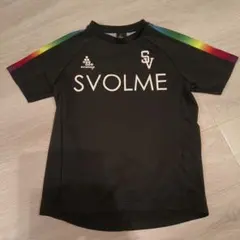 SVOLME プラクティスシャツ ブラック レインボー 140cmのサムネイル
