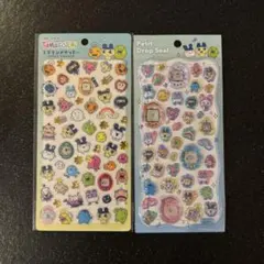 プチドロップステッカー　エポキシステッカー　たまごっち　プチドロ　ボンドロ