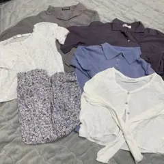 韓国系　服　まとめ売り◎ シャツ　スカート　ニットのサムネイル