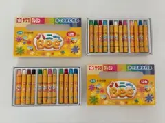 사쿠라 크레파스 허니비 12가지 색상의 물로 닦을 수 있는 크레용