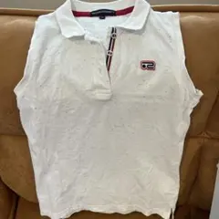 rosaseren M ホワイト ノースリーブ　ゴルフウェア