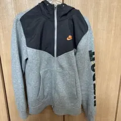 Nike フルジップパーカー Mサイズ グレー/ブラック