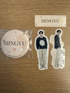SEVENTEEN 一番くじ ミンギュ ステッカー 缶マグネット ２点セット