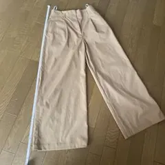 NATURAL BEAUTY BASIC ベージュ ワイドパンツ