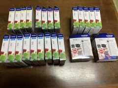 新品未使用　純正LC111 ブラザーインク4色➕ブラック2P まとめ売り処分価格