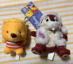 ディズニープーさんとチップのぬいぐるみセット