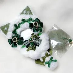 苺たっぷりのぬい服 ✧ 11cm ✧ 着ぐるみ ✧ グリーン