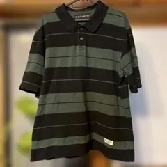 WACKO MARIA STRIPED POLO SHIRT S/S M
