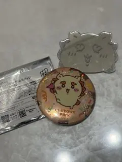 ちいかわパーク限定 缶バッジ シーサー キラキラデザイン