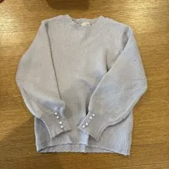 petit main 薄紫色 ニット