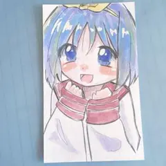 らきすた オリジナルイラスト （91mm×51mm）