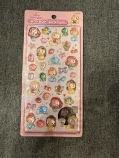 ディズニープリンセス ボンボンドロップシール