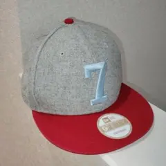 【やんぶー様】New Era 9FIFTY グレー/レッド キャップ