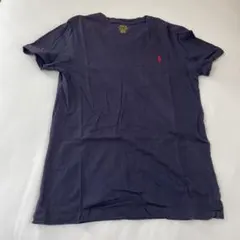 Polo Ralph Lauren ネイビー Vネック Tシャツ