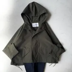 ほぼ未使用✨23AW ヴァシュモン　 別注 ショートブルゾン　撥水加工　カーキ