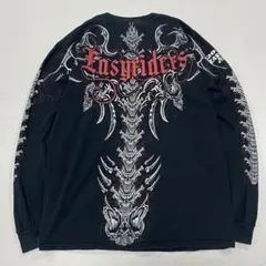 00s y2k タトゥー スカル トライバル ロンt 平成 お兄系 B系 パンク