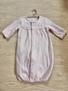 ピンクの刺繍付き ツーウェイオール