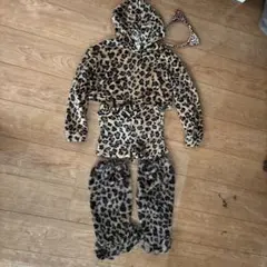 140㎝　10y ハロウィン　コスプレセット　ヒョウ