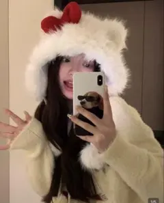 ハローキティ ファンキャップ ウインターハット ユニバ USJ