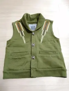 Putiton オリーブグリーン ベスト
