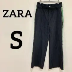 ZARA 자라 사이드라인 스트라이프 와이드 팬츠 이지 팬츠
