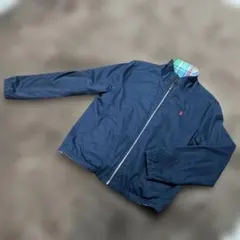 週末限定お値下げ⇩ネイビー ジップアップジャケット ポロ刺繍