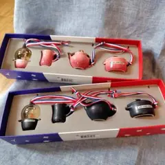 ル・クルーゼ　オーナメントセット（ピンク・ブルー）　匿名配送