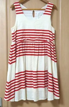 【美品】ボーダー ワンピースのサムネイル