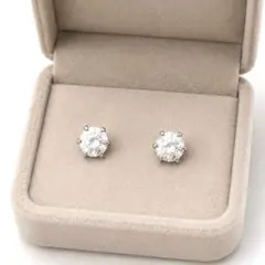 ドリーム03様専用】pt900天然ダイヤモンドピアス 両耳0.5ct プラチナ