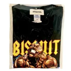 新品未使用 刃牙博 ビスケットオリバ ブラック Tシャツ Lサイズ - メルカリ