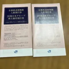 JR西日本グループ 株主優待割引券 （2冊セット）