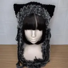 手編みニット帽