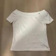 FRAY I.D オフショルダー Tシャツ ホワイト