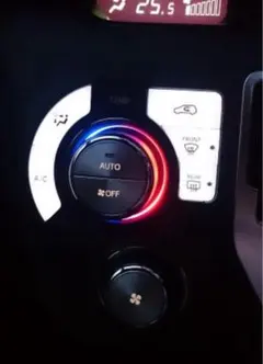 50系 プリウス エアコンパネル LED打ち替え済み レインボー