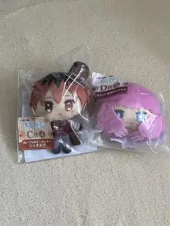 葬送のフリーレンエニマイくじ　C　シュタルク　ぬいぐるみキーホルダー　D アウラ