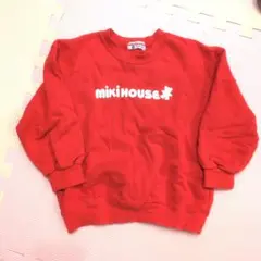 ミキハウス　トレーナー　スウェット　レトロ
