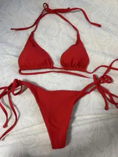 赤 ビキニ S