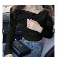 3wayドレープカシュクールトップス　dk1261