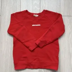 miki HOUSE 赤 トレーナー 110 期間限定お値下げ⭐︎