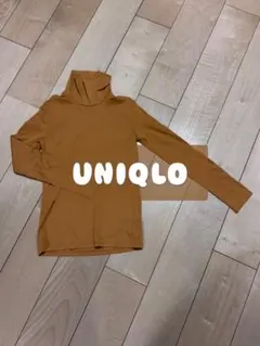 【UNIQLO】タートルネック 長袖　マスタード