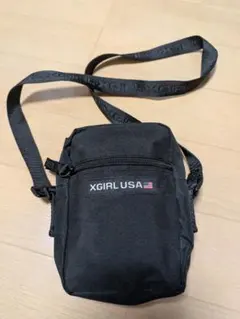 XGIRL USA ブラック ショルダーバッグ