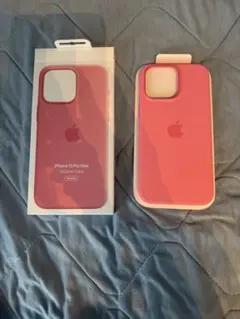 純正　iPhone 15 Pro Max シリコンケース ピンク