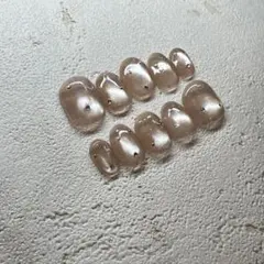 オーダーチップ マグネットジェル 水ネイル うるうるぷるまぐ ミラーフレンチ