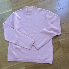 美品　BURBERRY LONDON 　ニット　カシミア混タートル　m