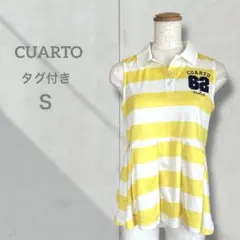 【クアルト】タグ付き 美品 レディース ノースリーブ ゴルフウェア 吸汗速乾のサムネイル