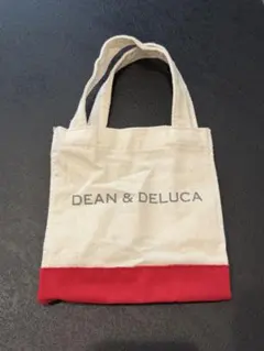 DEAN & DELUCA ミニトートバッグ レッド