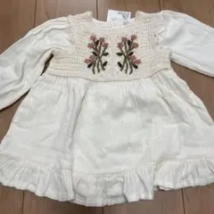 ZARA ザラベイビー　ザラ　花柄　刺繍　ワンピース