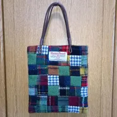 Harris Tweed パッチワーク ミニ トートバッグのサムネイル