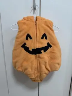 ハロウィンかぼちゃロンパース　80